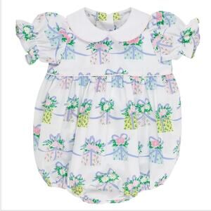 TBBC Holly Day Bubble Every Day is a Gift Palm Beach Pink Worth Ave White 2T NWT